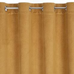 Zasłona gotowa na przelotkach LILI 140x250 Eurofirany złocisty