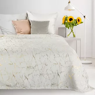 Koc narzuta GLAMO 200x150 Design91 biały