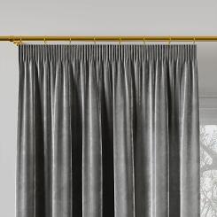 Zasłona gotowa na taśmie VELVI 140x240 antracytowa