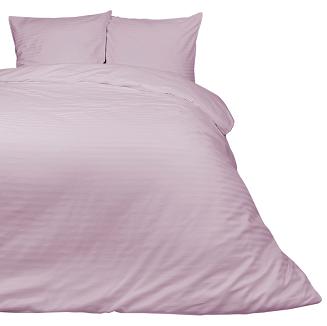 Pościel satyna bawełniana adamaszek 180x200 liliowa