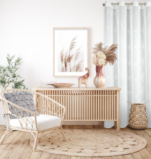 Firana gotowa na przelotkach SISI 140x250 Eurofirany