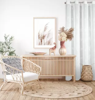 Firana gotowa na przelotkach SISI 140x250 Eurofirany