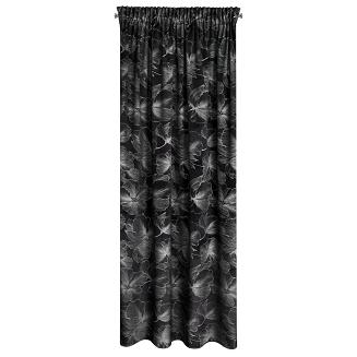 Zasłona gotowa na taśmie STELLA 140x300 Eurofirany czarny
