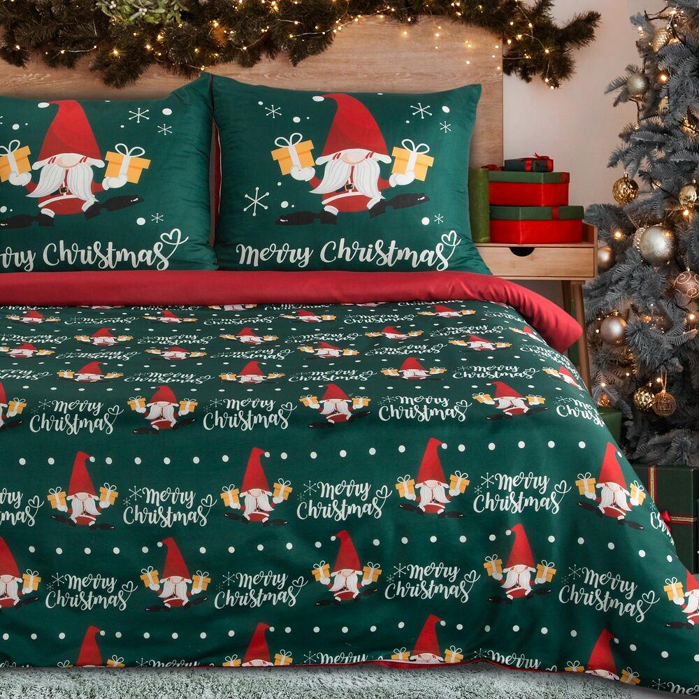 Komplet pościeli świąteczny POS 160x200 Eurofirany zielony