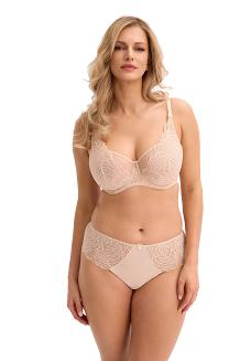 Biustonosz balkonetka z koronką Soft Jessia 1229 miękki beżowy