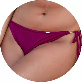 Strój kąpielowy dół majtki figi tanga Serafina 041 fuksja