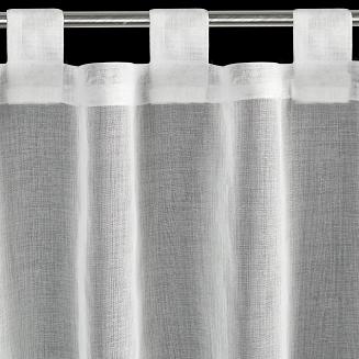 Firana gotowa na taśmie ARTEMIDA 150x40 Eurofirany biały