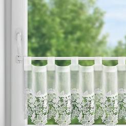 Firana gotowa na taśmie ARTEMIDA 150x40 Eurofirany biały