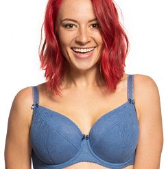 Biustonosz GAIA Semi-Soft Sandy 594 półusztywniany niebieski