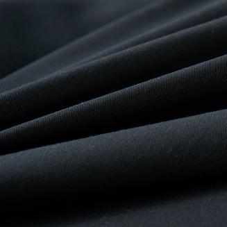 Pościel satyna bawełniana Queen Premium 160x200 czarna ze złotą lamówką