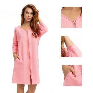 Szlafrok damski LUNA kod 214 koralowy