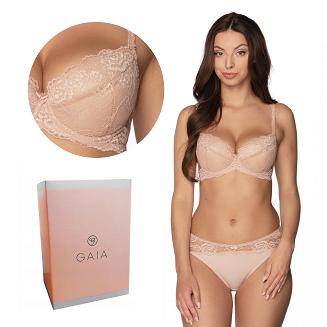 Biustonosz GAIA Push Up Kasjana 1161 beżowy