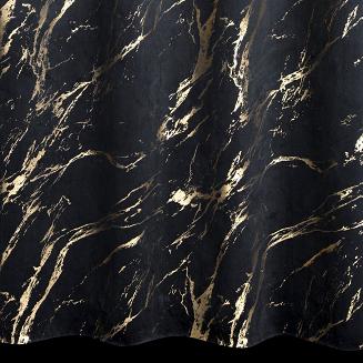 Zasłona gotowa na taśmie MOLLY 140x270 Eurofirany czarny