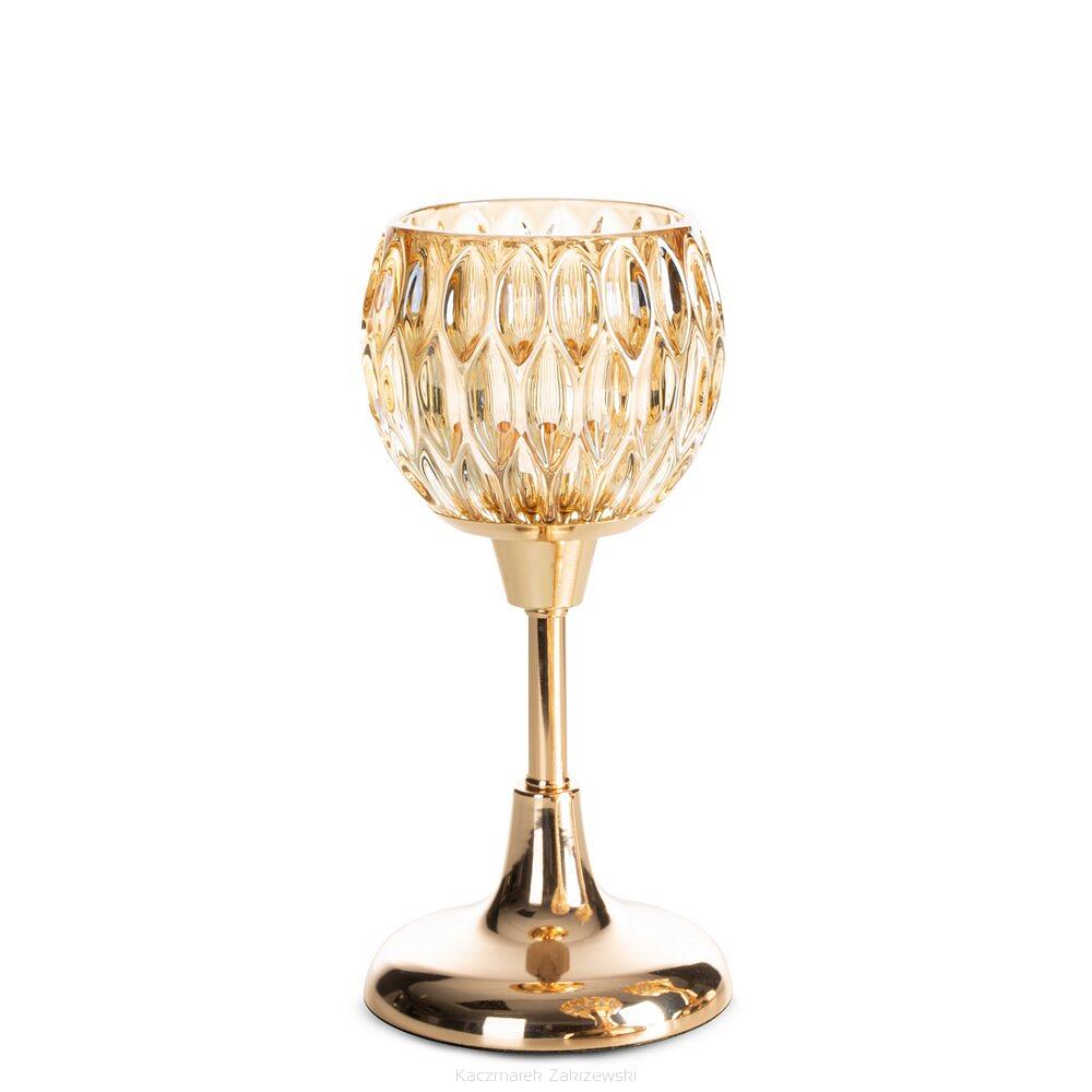 Świecznik dekoracyjny ZARIA Eurofirany złoty