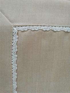 Obrus SPRING2 140x180 EUROFIRANY beż_koronka