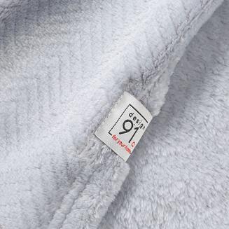 Koc narzuta CINDY5 200x220 Design91 srebrny