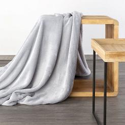 Koc narzuta CINDY5 200x220 Design91 srebrny