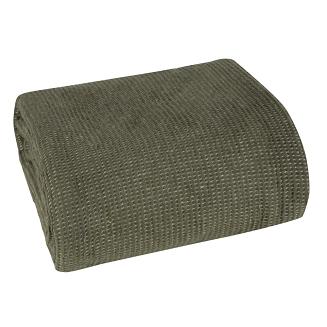 Koc narzuta AMBER 70x160 Design91 oliwkowy