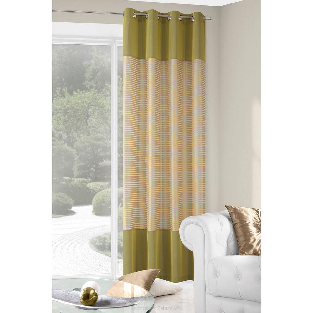 Zasłona gotowa  140x250 Eurofirany żółty