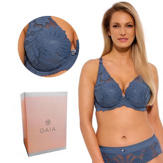 Biustonosz Push Up Sophia 1225 niebieski