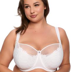 Biustonosz Semi-Soft Keto MAXI 1134 półusztywniany biały