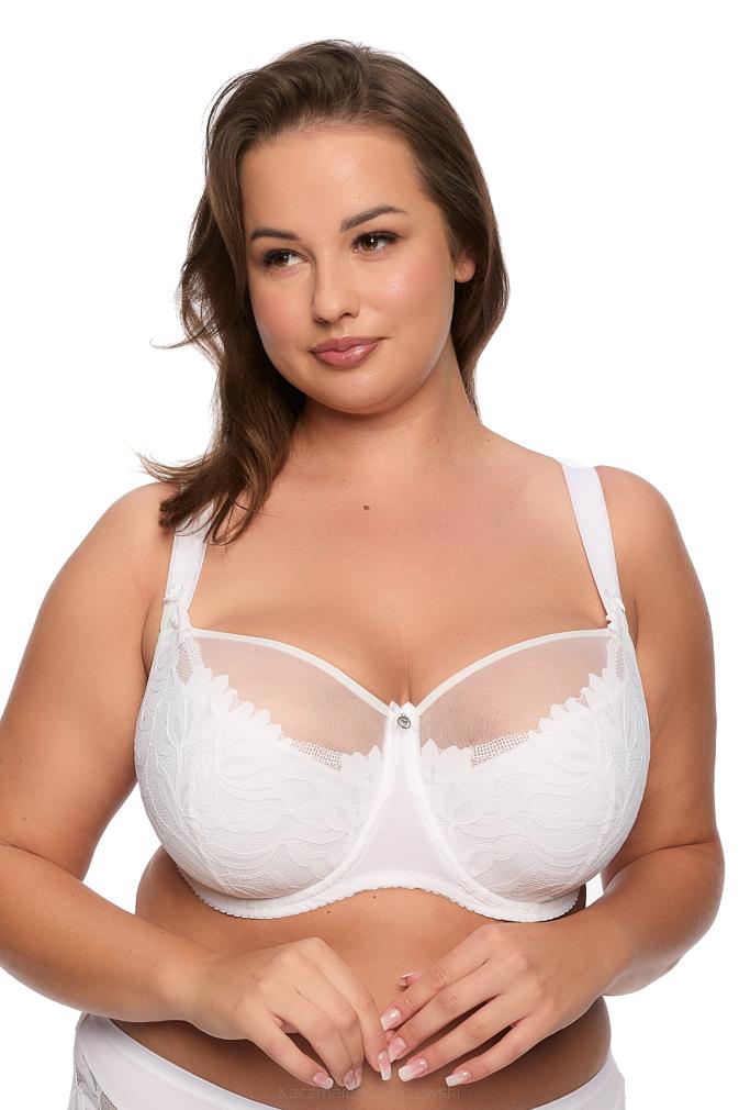 Biustonosz Semi-Soft Keto MAXI 1134 półusztywniany biały