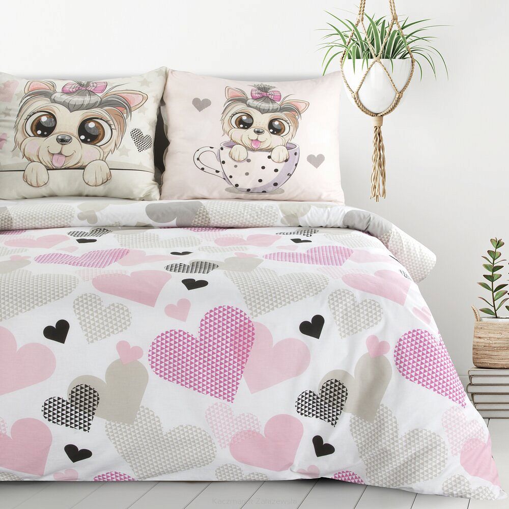 Pościel bawełniana KID Design91 kremowy