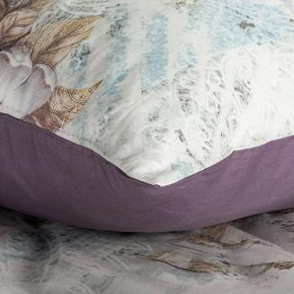 Pościel satynowa SPRING 200x220 Eurofirany ciemnofioletowy