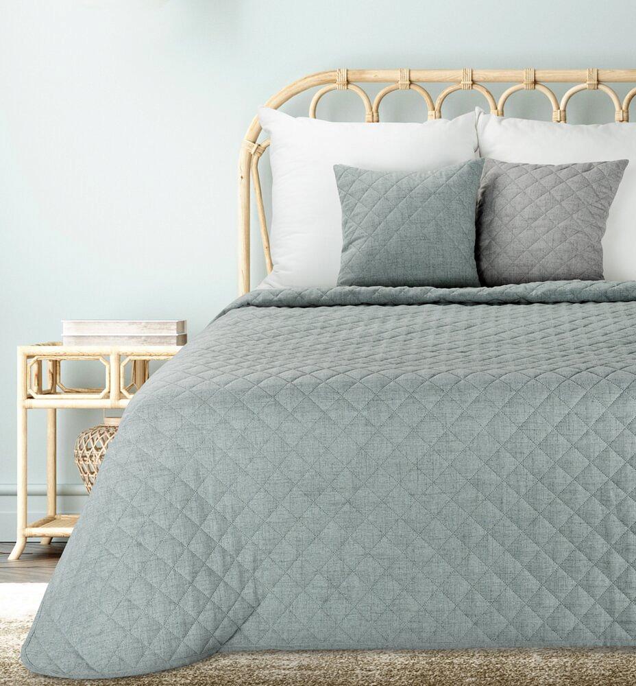 Narzuta dekoracyjna LEN 170x210 miętowy