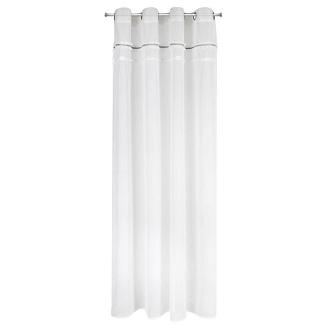 Zasłona gotowa na przelotkach DENISE 140x250 Eurofirany biała