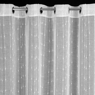 Firana gotowa na przelotkach BECKY 350x250 Eurofirany biały