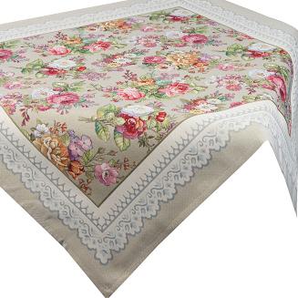 Obrus dekoracyjny CHO 140x180 Eurofirany oliwkowy