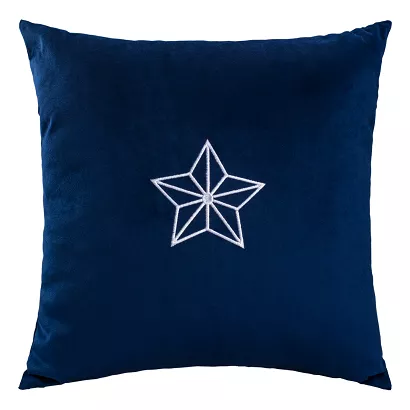 Poszewka dekoracyjna z haftem CS-04 43x43 Darymex gwiazda granatowa