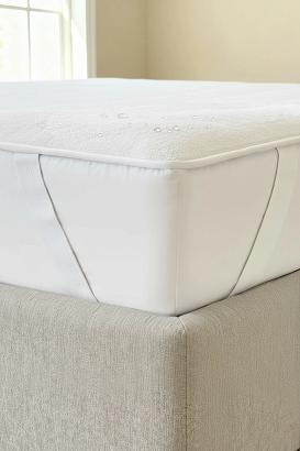 Wodoodporny ochraniacz na materac frotte 160x200 AQUASAFE biały