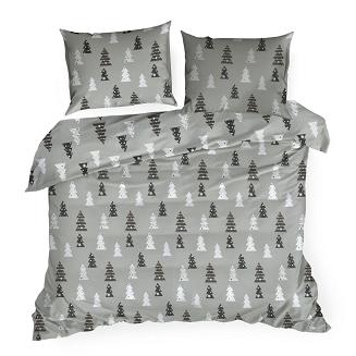 Komplet pościeli świąteczny POS 160x200 Eurofirany stalowy