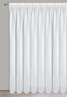 Firana gotowa na taśmie TINA Eurofirany biały