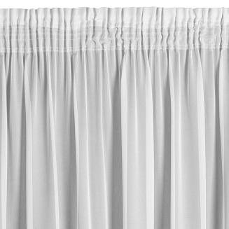 Firana gotowa na taśmie TINA Eurofirany biały