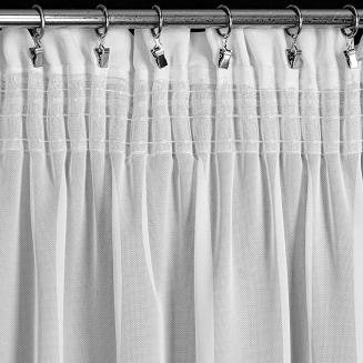 Firana gotowa na taśmie TINA Eurofirany biały