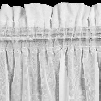 Firana gotowa na taśmie TINA Eurofirany biały