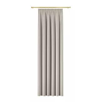 Zasłona gotowa na taśmie BLACKOUT VELVET 140x250 ciepły jasny szary