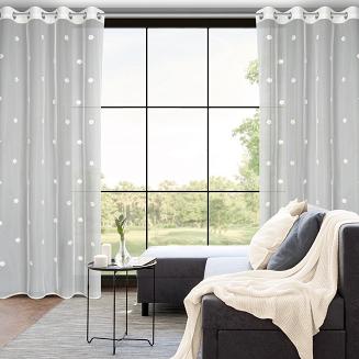 Firana gotowa na przelotkach ELSA 140x250 Eurofirany biały