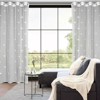 Firana gotowa na przelotkach ELSA 140x250 Eurofirany biały
