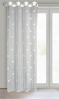 Firana gotowa na przelotkach ELSA 140x250 Eurofirany biały