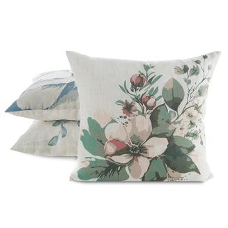 Poszewka dekoracyjna LEN 45x45 Eurofirany biały