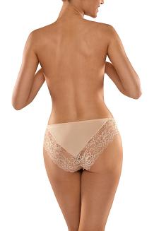 Figi damskie z koronką Babell kod 135 beżowe