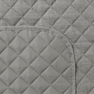 Narzuta dekoracyjna LEN 220x240 stalowy