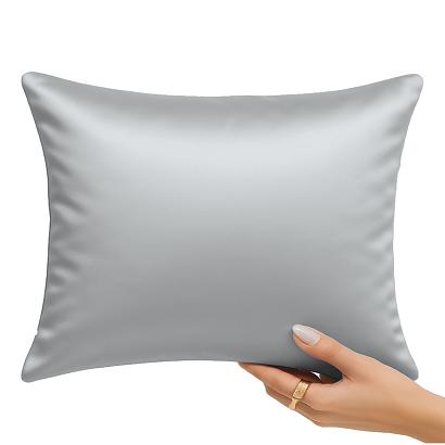 Poszewka satyna bawełniana SIN 50x70 szara
