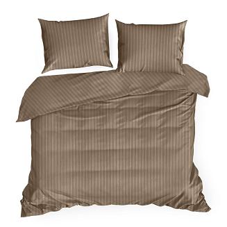 Pościel satynowa VERA 220x200 Eurofirany brązowy