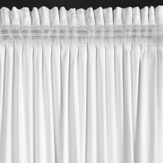Zasłona gotowa AVENA 135x270 Eurofirany biały