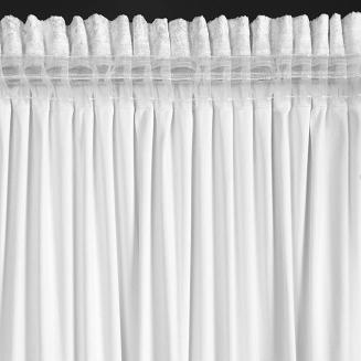 Zasłona gotowa AVENA 135x270 Eurofirany biały
